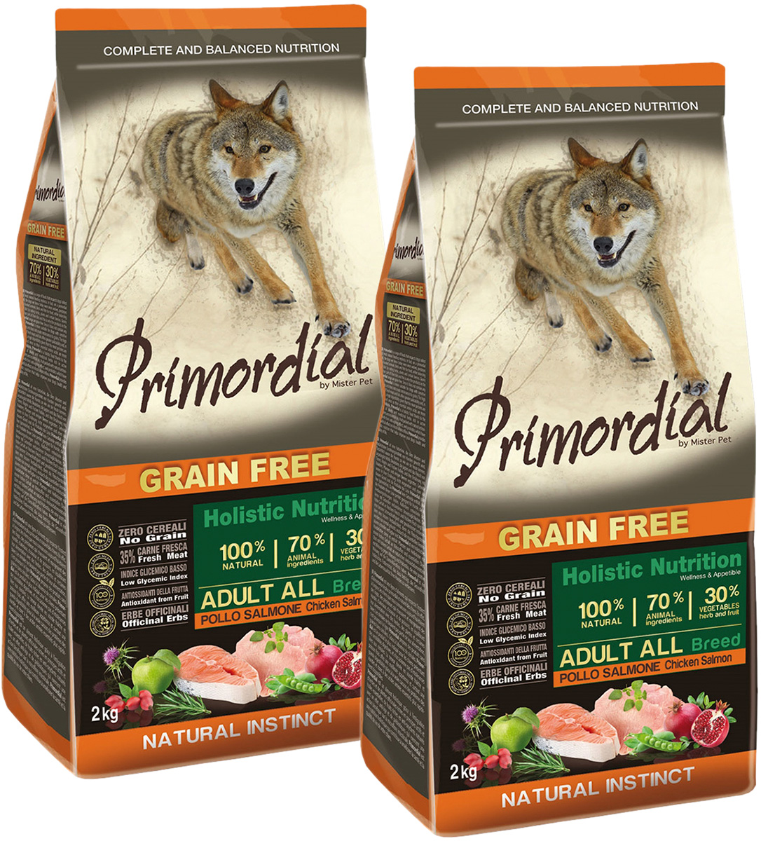 

PRIMORDIAL PRIMORDIAL ADULT ALL BREED беззерновой для взрослых собак всех пород с курицей