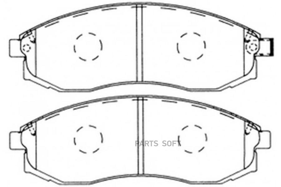 

Тормозные колодки SB Nagamochi дисковые bp22824