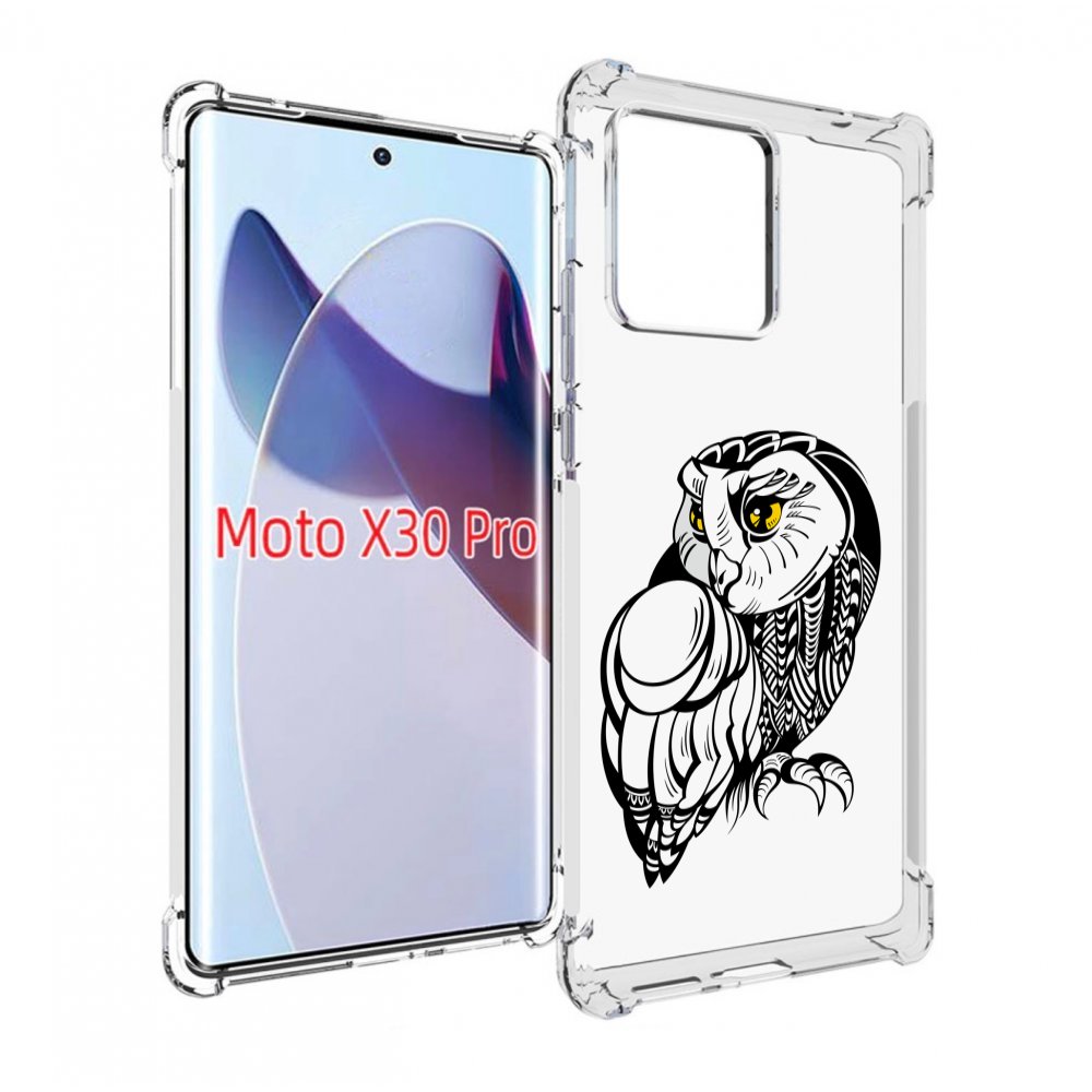 

Чехол MyPads сова-красотка для Motorola Moto X30 Pro, Прозрачный, Tocco