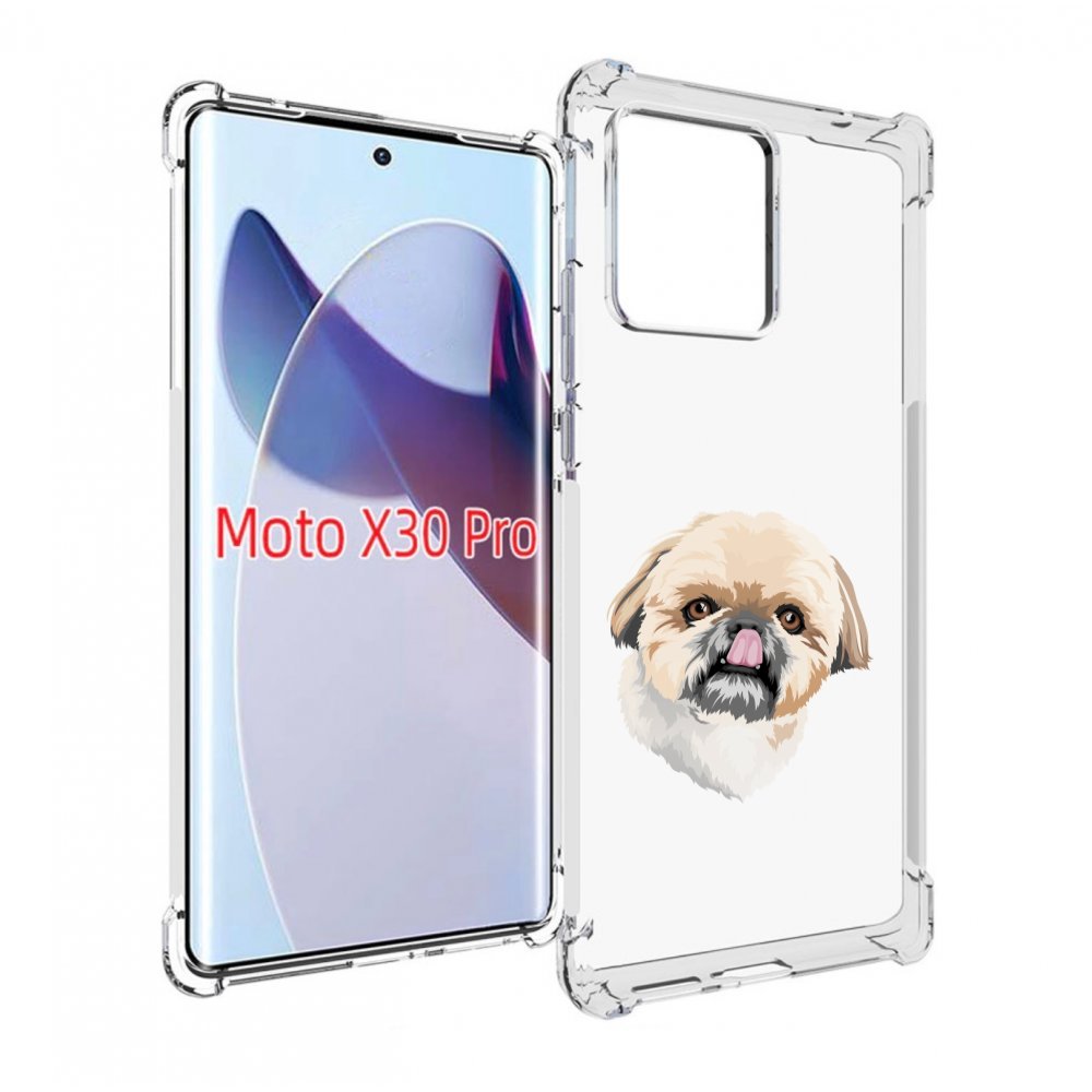 

Чехол MyPads собачка-с-язычком для Motorola Moto X30 Pro, Прозрачный, Tocco