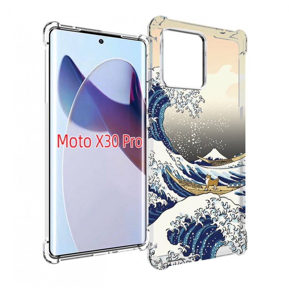 

Чехол MyPads собаки-на-плоту для Motorola Moto X30 Pro, Прозрачный, Tocco
