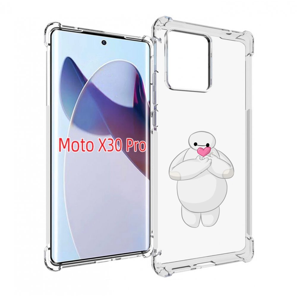 

Чехол MyPads снеговик-с-сердечком для Motorola Moto X30 Pro, Прозрачный, Tocco