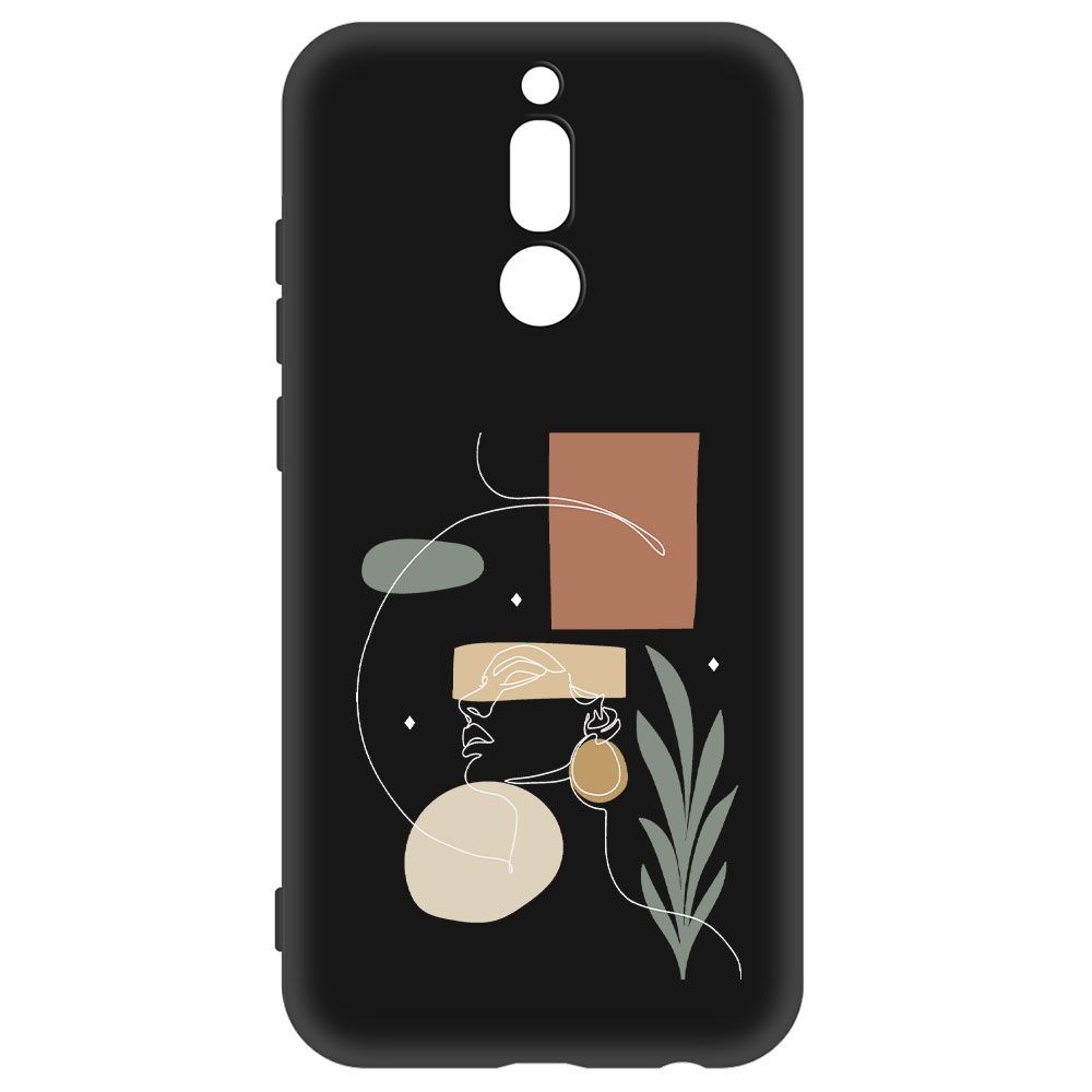 

Чехол-накладка Krutoff Soft Case Элегантность для Xiaomi Redmi 8 черный