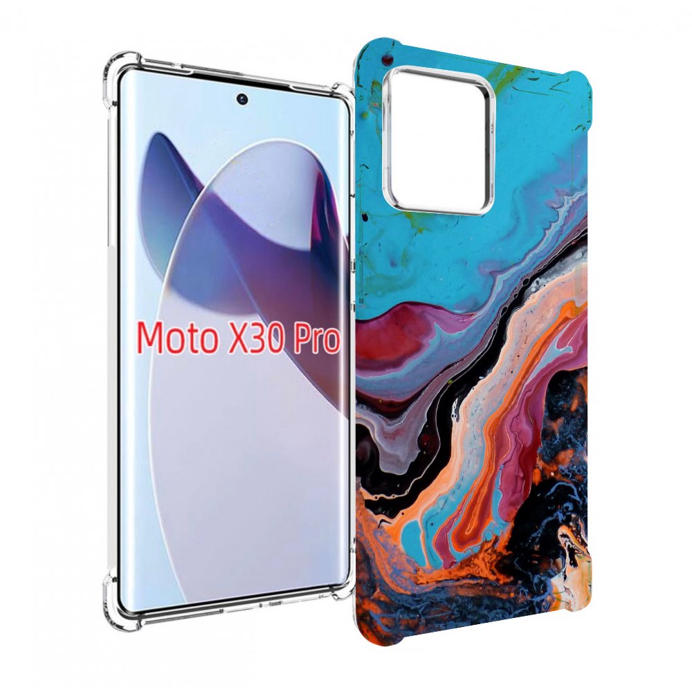 

Чехол MyPads смешанные краски для Motorola Moto X30 Pro, Прозрачный, Tocco