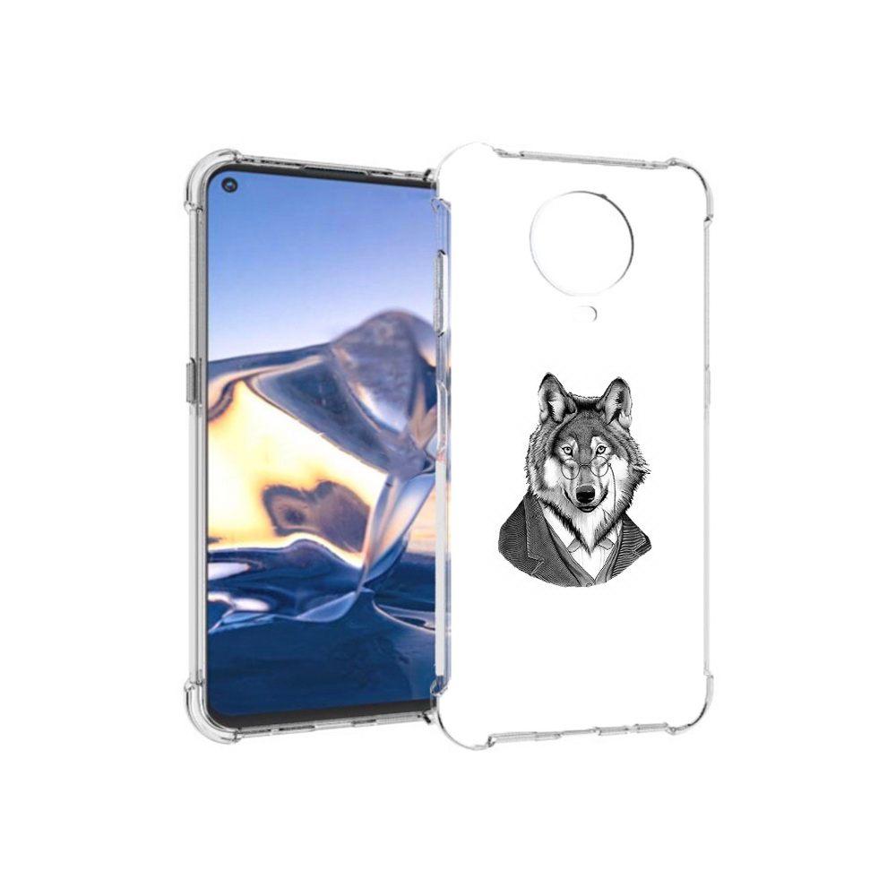 

Чехол MyPads Tocco для Nokia G10 волк в пиджаке (PT171673.98.266), Tocco