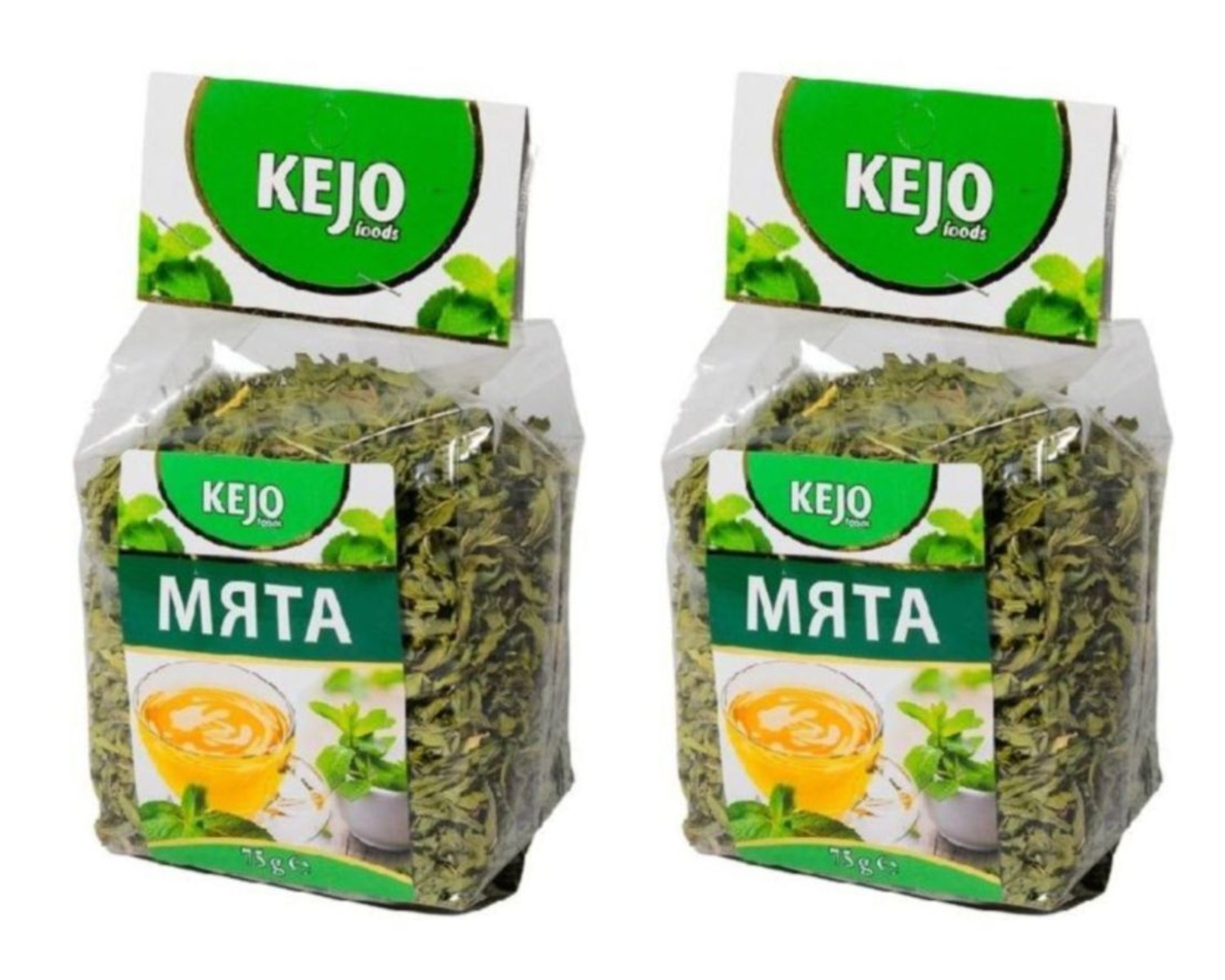 Чай травяной KEJO, мята, 75 г х 2 шт