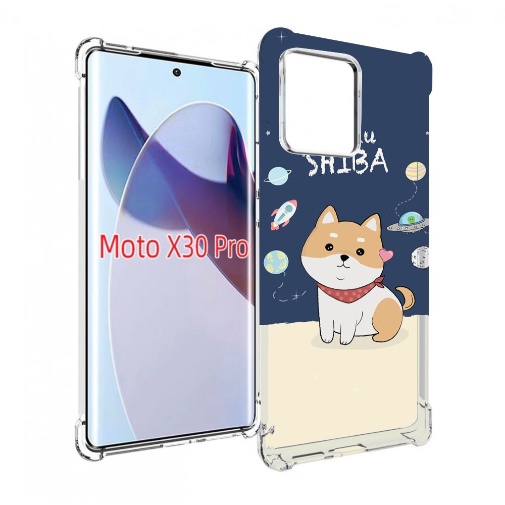 

Чехол MyPads сиба-шиба-ину для Motorola Moto X30 Pro, Прозрачный, Tocco