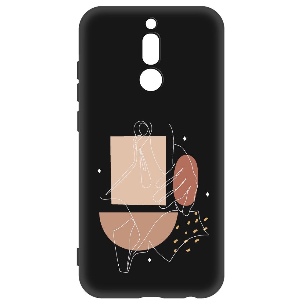 

Чехол-накладка Krutoff Soft Case Изящность для Xiaomi Redmi 8 черный