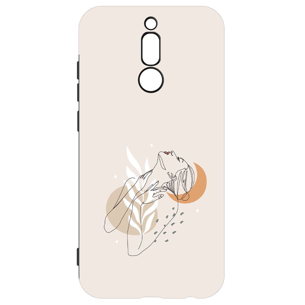 

Чехол-накладка Krutoff Soft Case Женственность для Xiaomi Redmi 8 черный