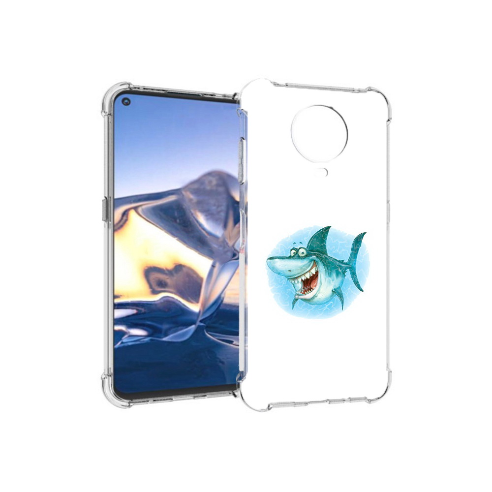 

Чехол MyPads Tocco для Nokia G10 веселая акула (PT171673.98.261), Tocco
