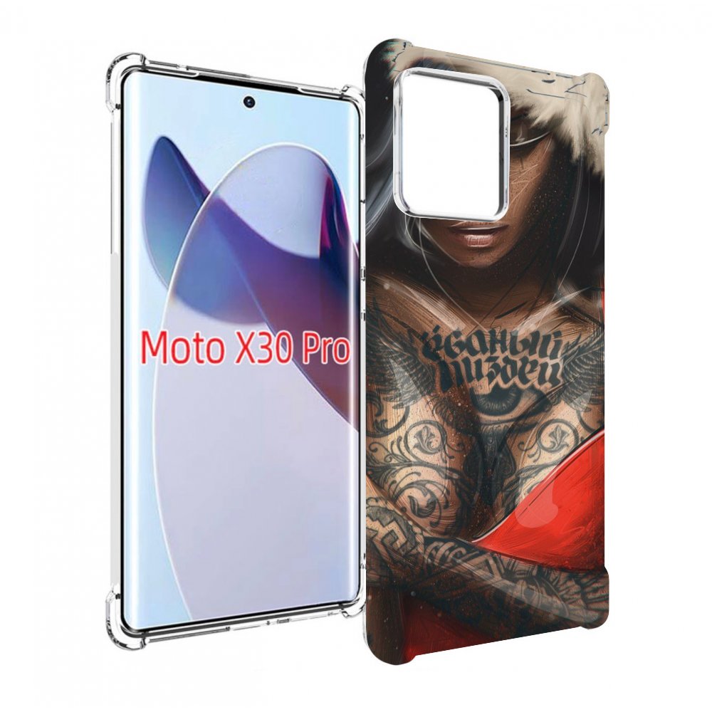 

Чехол MyPads санта-клаус-девушка для Motorola Moto X30 Pro, Прозрачный, Tocco