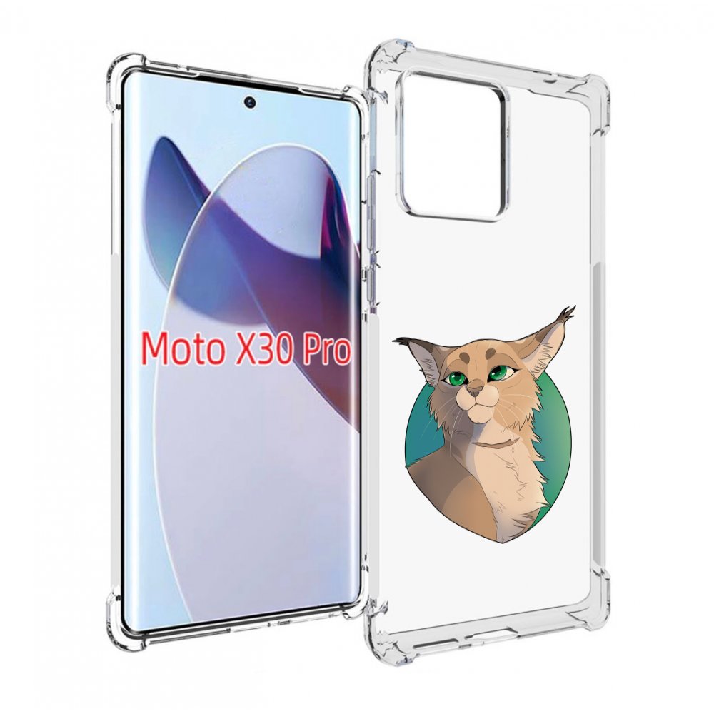 

Чехол MyPads рысь-нарисованная для Motorola Moto X30 Pro, Прозрачный, Tocco
