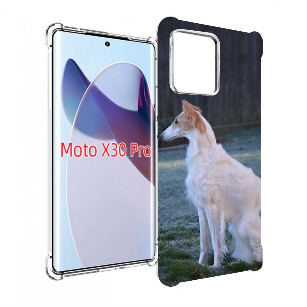 

Чехол MyPads русская псовая борзая для Motorola Moto X30 Pro, Прозрачный, Tocco