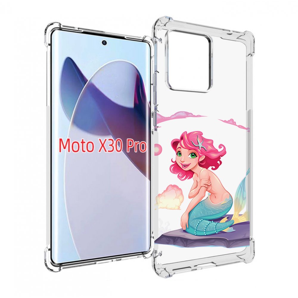 

Чехол MyPads русалочка для Motorola Moto X30 Pro, Прозрачный, Tocco