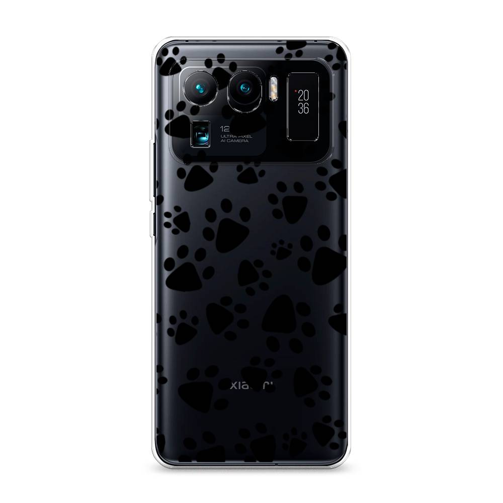 

Чехол Awog на Xiaomi Mi 11 Ultra "Лапки черные", Разноцветный, 310450-2