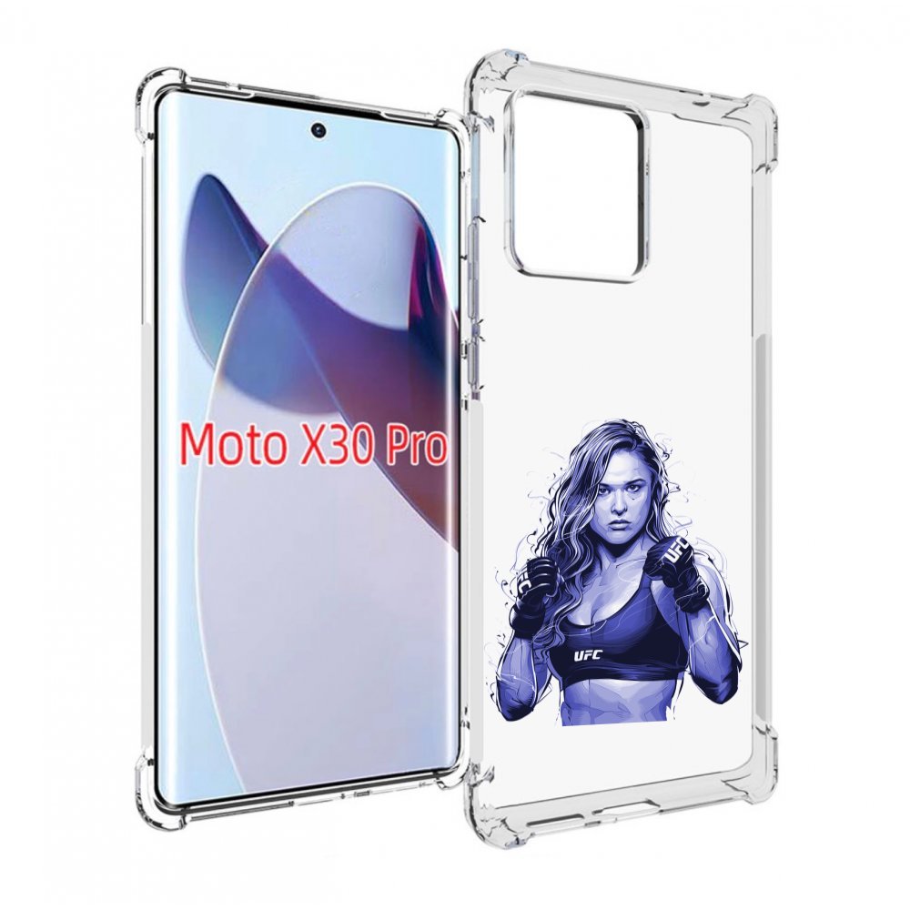 

Чехол MyPads ронда-роузи-юфс для Motorola Moto X30 Pro, Прозрачный, Tocco