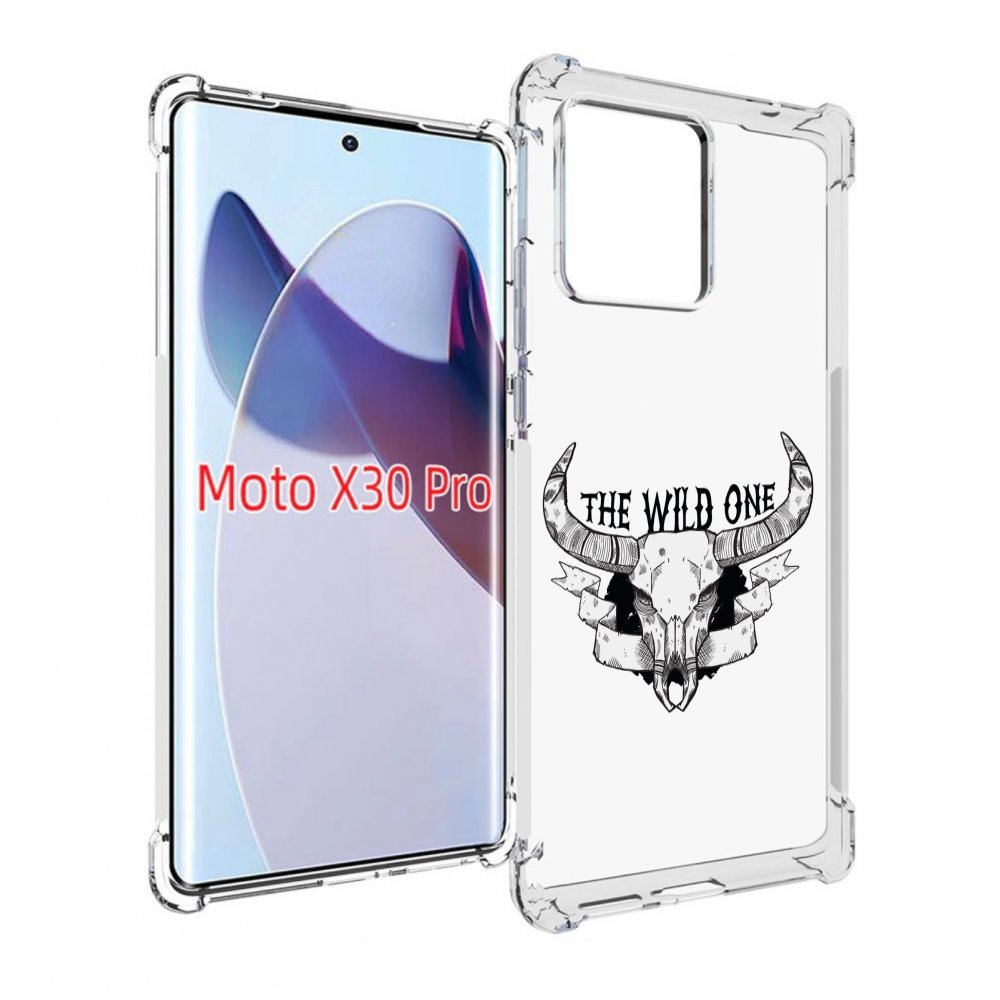 

Чехол MyPads рогатый-череп-оленя для Motorola Moto X30 Pro, Прозрачный, Tocco