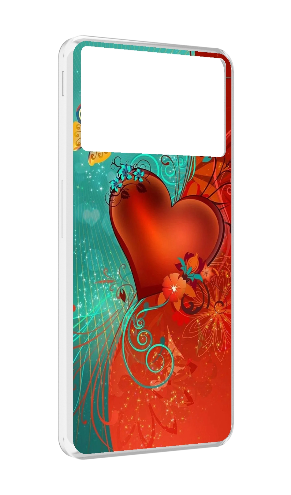 

Чехол MyPads красивые-яркие-сердечки для ZTE Nubia Z40S Pro, Прозрачный, Tocco