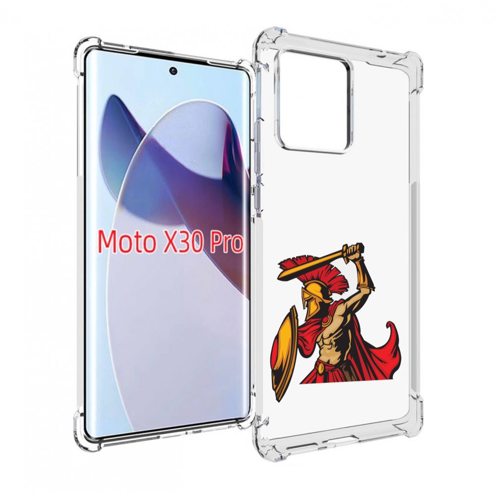 

Чехол MyPads римский-воин для Motorola Moto X30 Pro, Прозрачный, Tocco