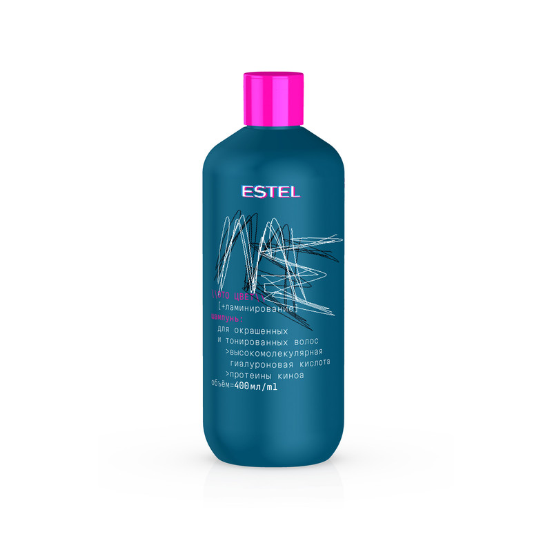 Шампунь Estel Это цвет для окрашенных и тонированных волос и ламинирование 400мл