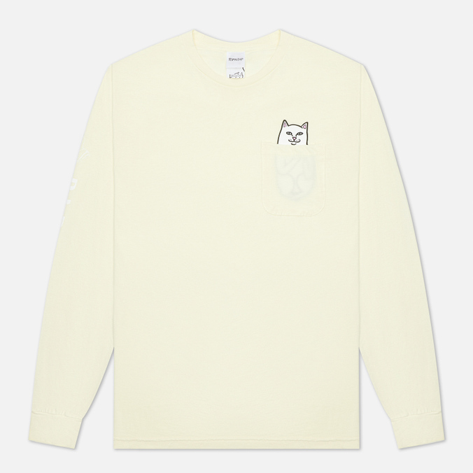 фото Лонгслив мужской ripndip rnd6057 бежевый xl