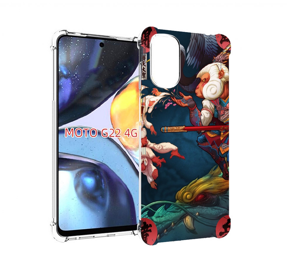 

Чехол MyPads японская обезьяна для Motorola Moto G22 4G, Прозрачный, Tocco