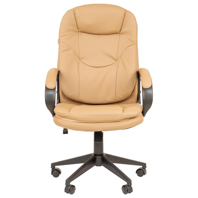 

Кресло VT_EChair-695 TPU кожзам бежевый, пластик