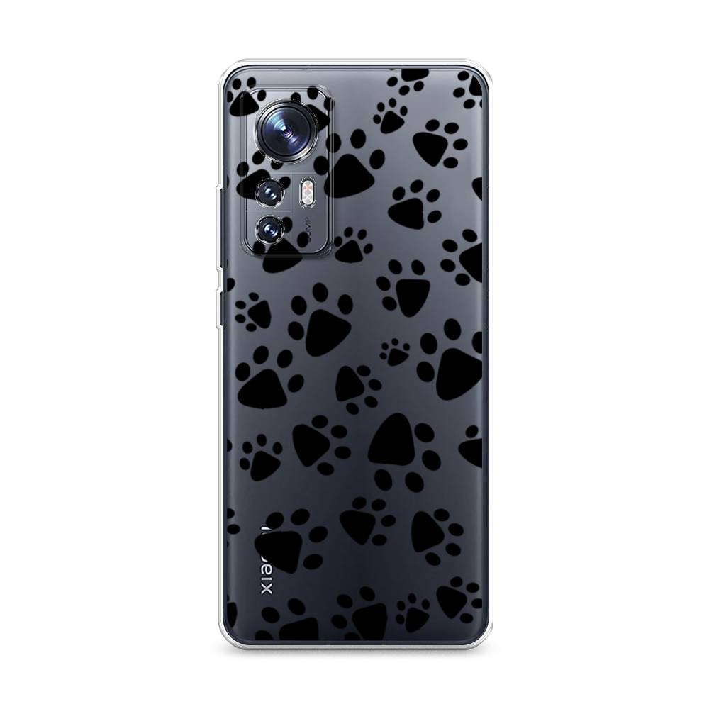 

Чехол Awog на Xiaomi 12 "Лапки черные", 312350-2