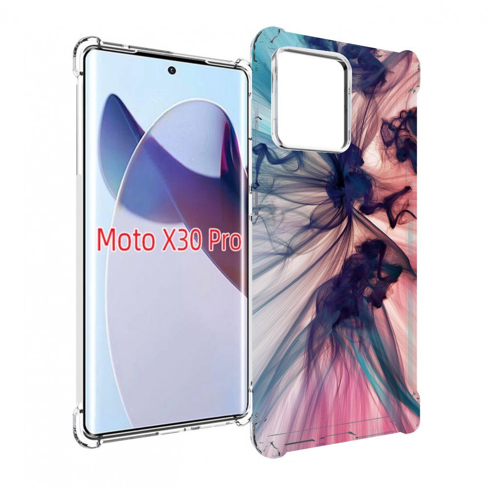

Чехол MyPads разноцветный дым для Motorola Moto X30 Pro, Прозрачный, Tocco