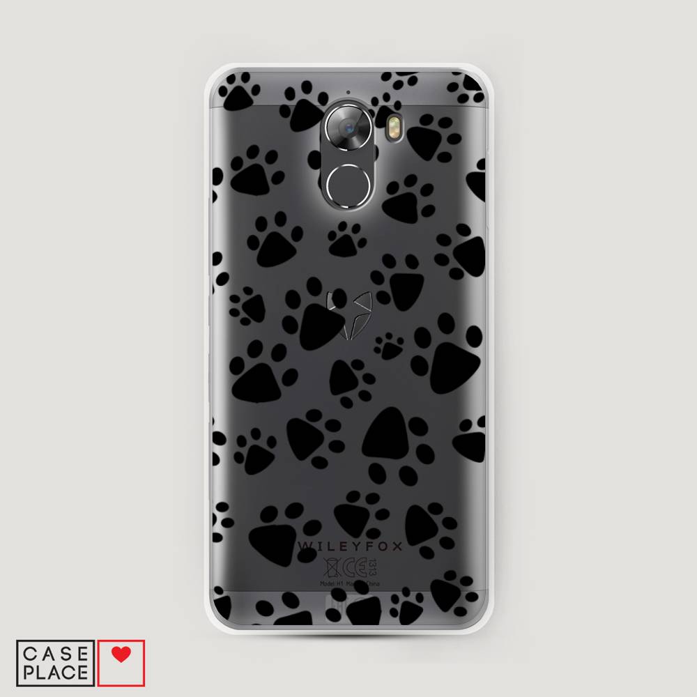 

Чехол Awog на Wileyfox Swift 2 / Вилейфокс Свифт 2 "Лапки черные", Разноцветный, 210350-2