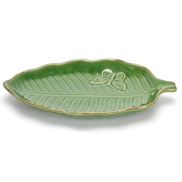 

6201 FISSMAN Блюдо GREEN 23х15х2,7см (керамика)