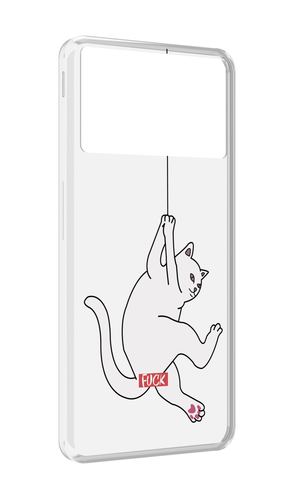 Чехол MyPads котяра-на-веревке для ZTE Nubia Z40S Pro