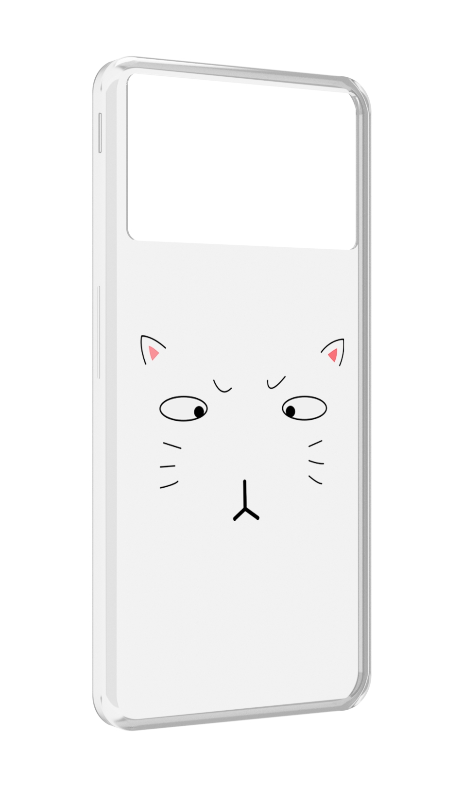

Чехол MyPads кот-части-лица для ZTE Nubia Z40S Pro, Прозрачный, Tocco