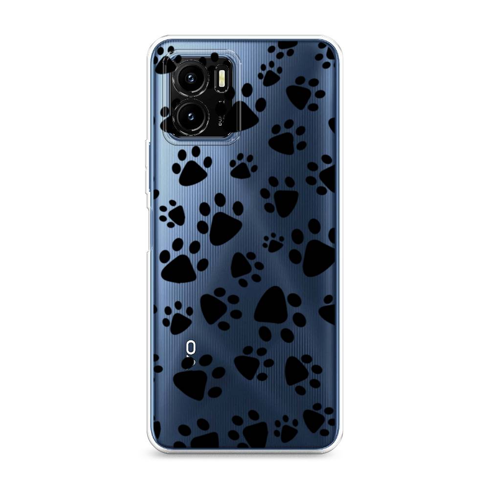 

Чехол Awog на Vivo Y15s "Лапки черные", Разноцветный, 265650-2