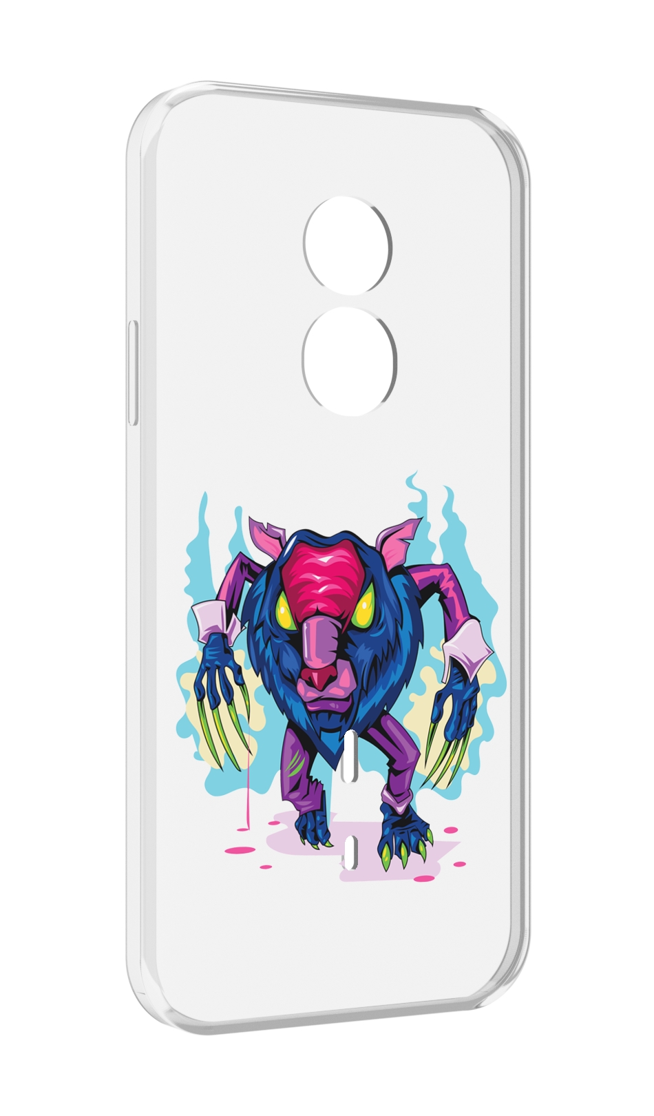 

Чехол MyPads фиолетовая-россомаха для Doogee S51, Прозрачный, Tocco