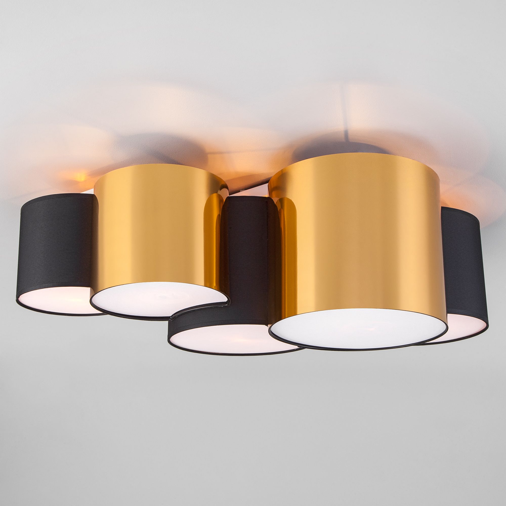 фото Потолочный светильник tk lighting 3447 mona black/gold