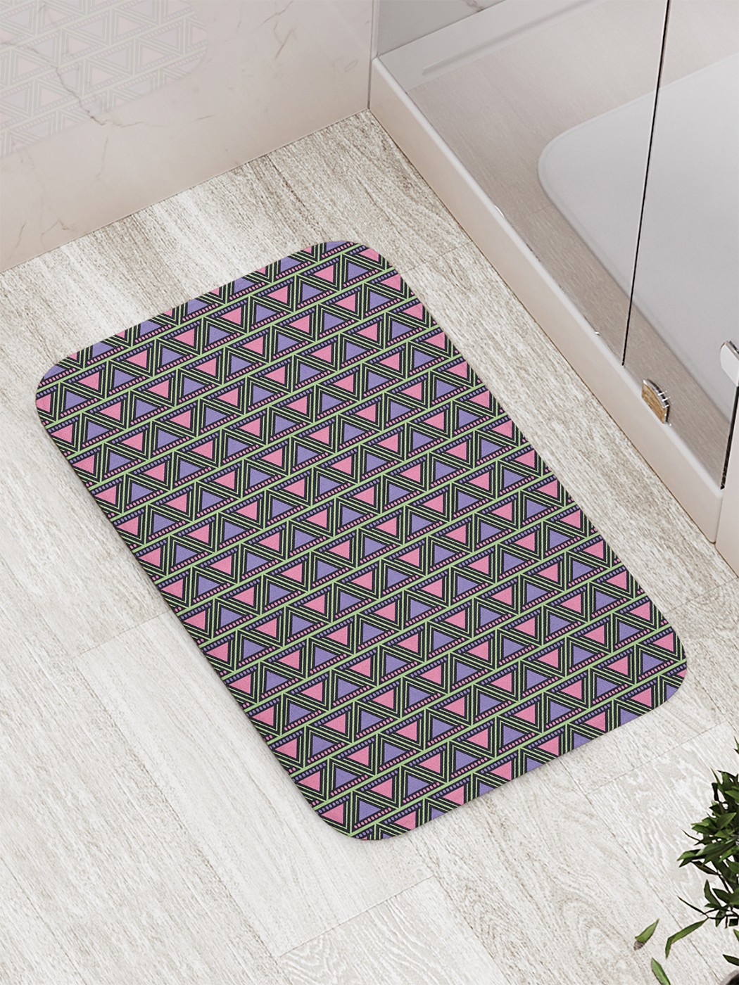 

Коврик противоскользящий для ванной, сауны, бассейна, 77х52 см bath_58005 JoyArty