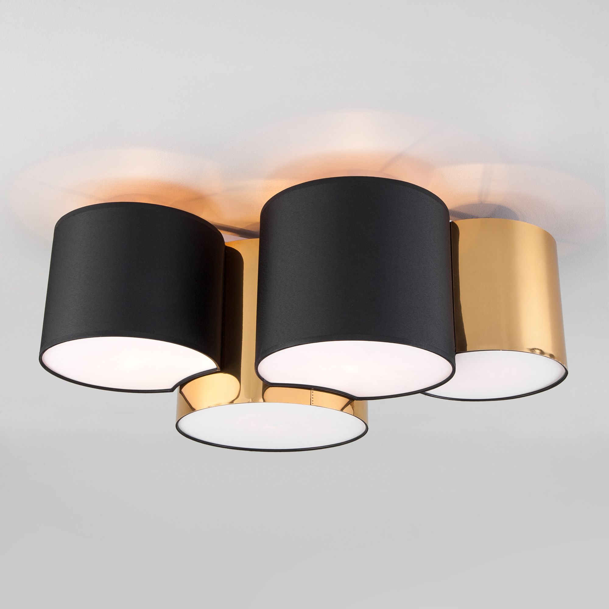 фото Потолочный светильник tk lighting 3446 mona black/gold