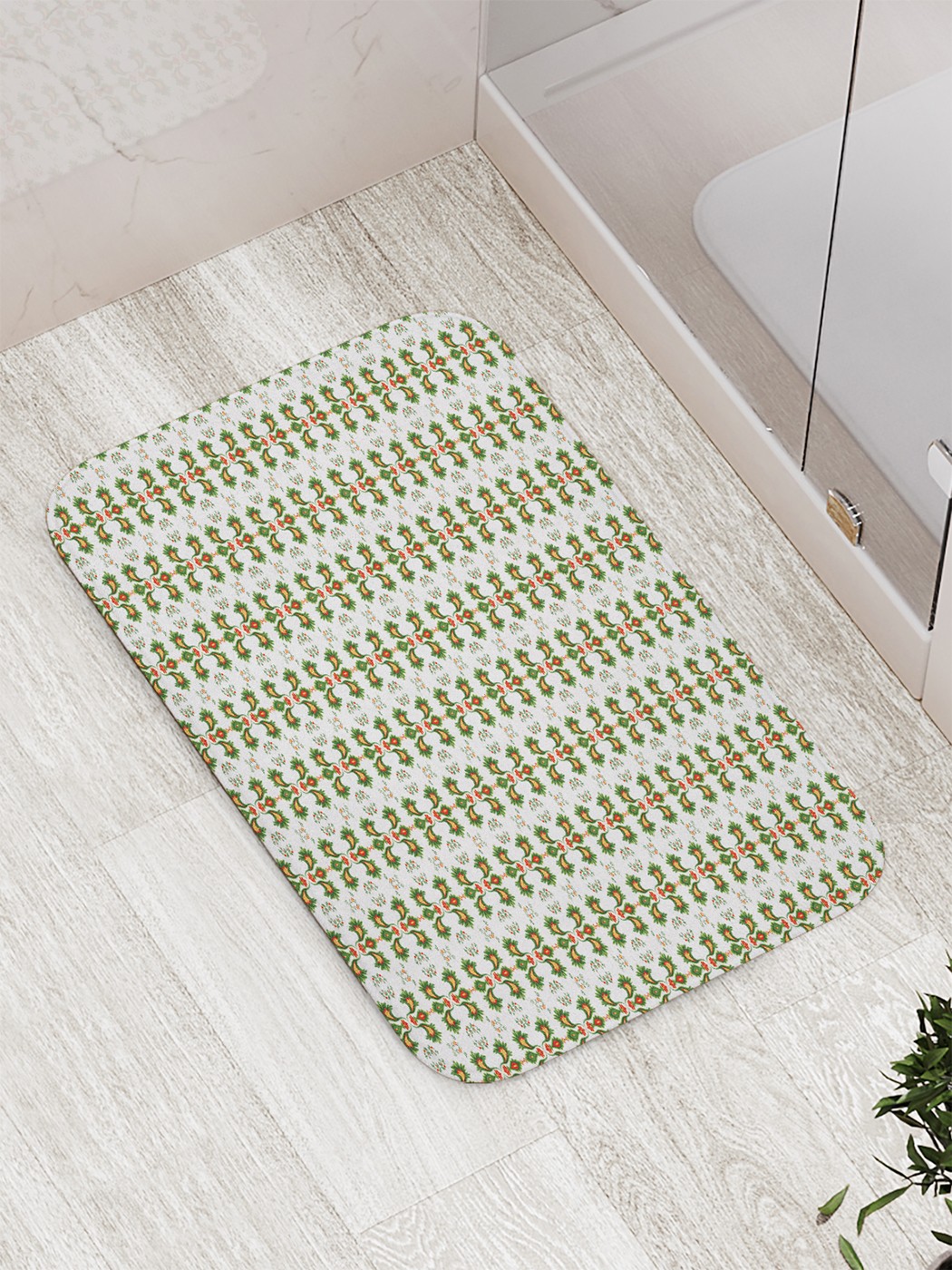 

Коврик противоскользящий для ванной, сауны, бассейна, 77х52 см bath_57800 JoyArty