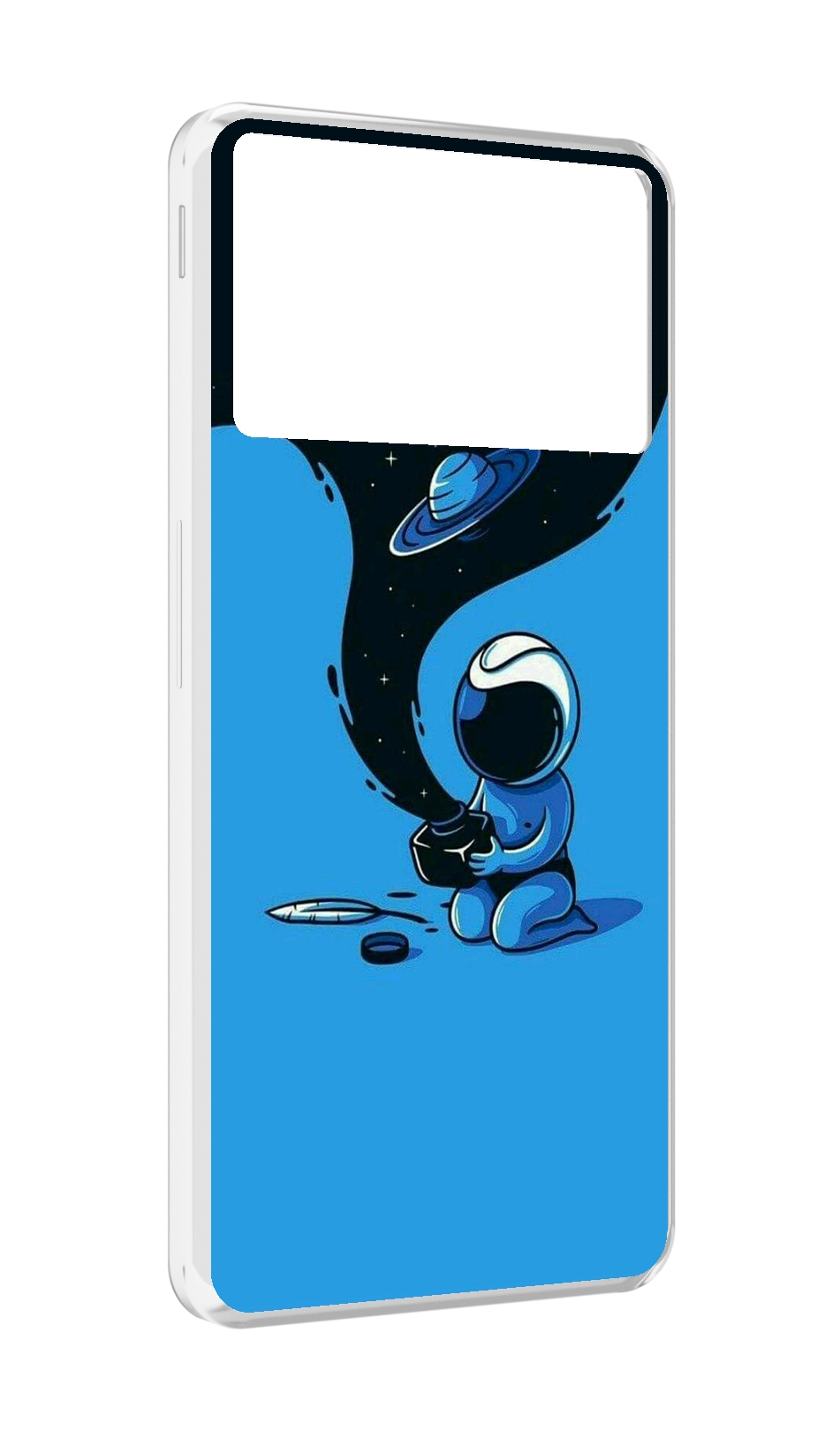 

Чехол MyPads космос из черной краски для ZTE Nubia Z40S Pro, Прозрачный, Tocco