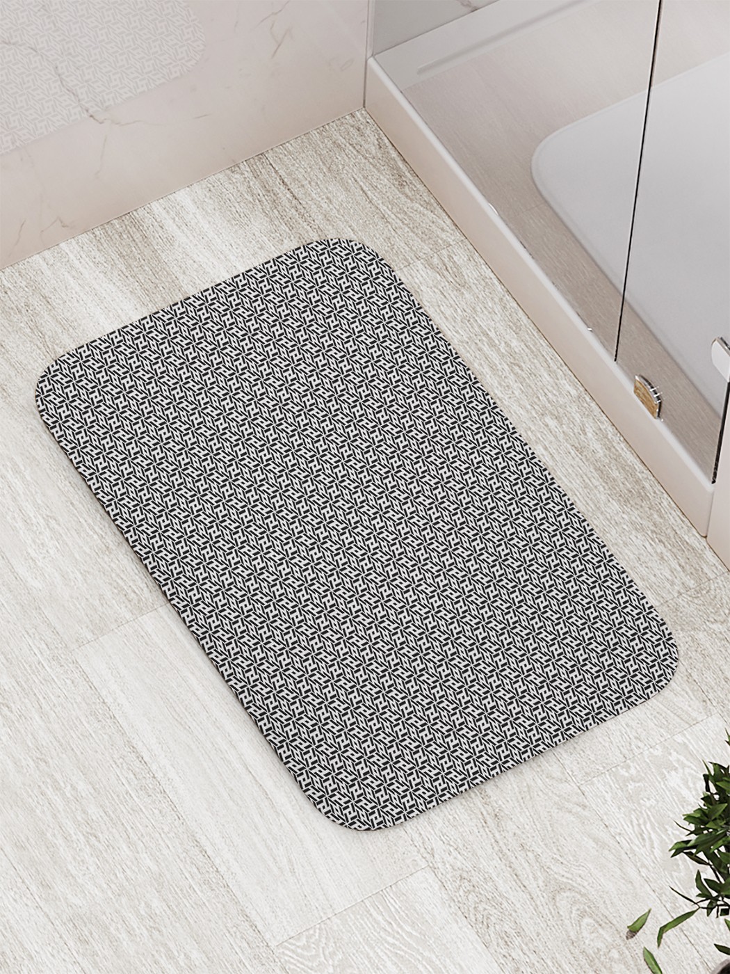 

Коврик противоскользящий для ванной, сауны, бассейна, 77х52 см bath_57793 JoyArty