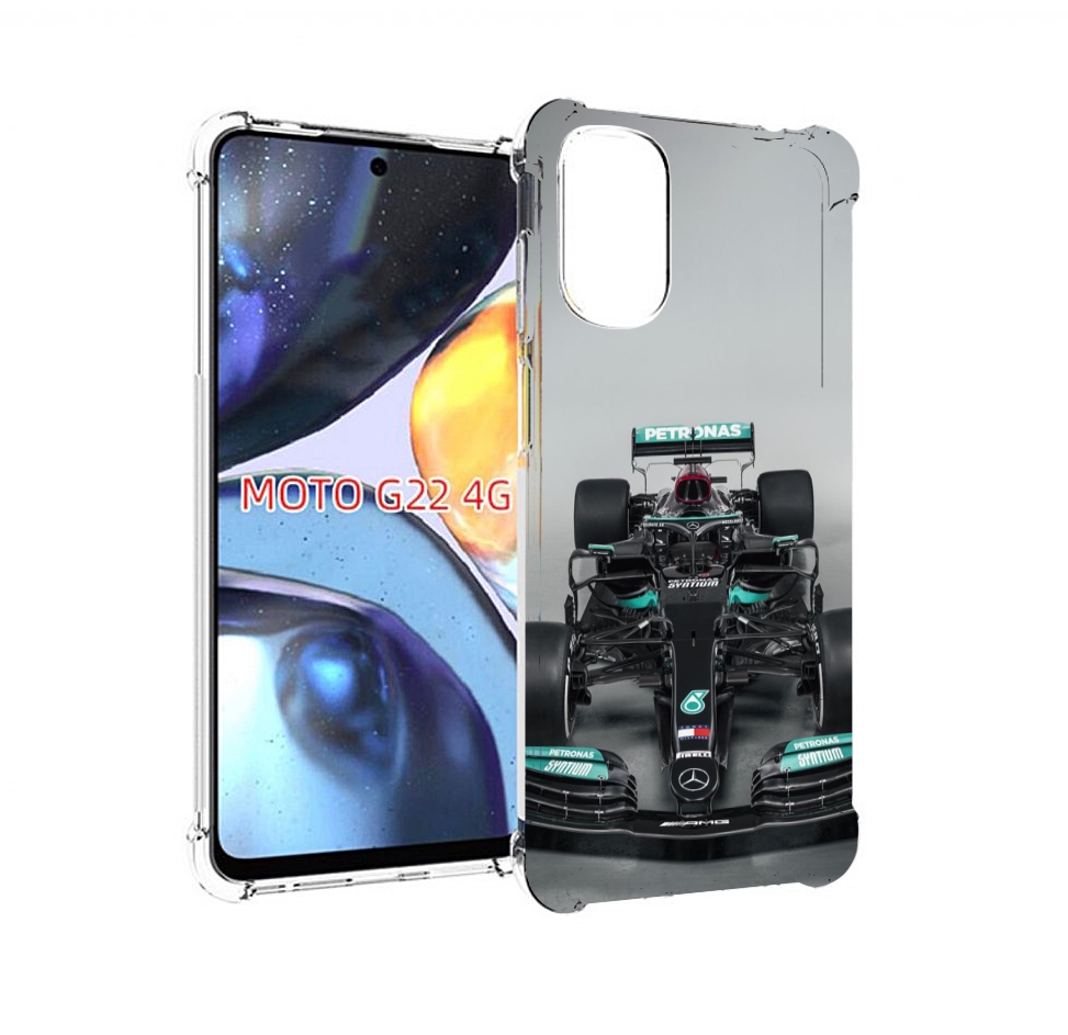 

Чехол MyPads формула 1 мерседес для Motorola Moto G22 4G, Прозрачный, Tocco