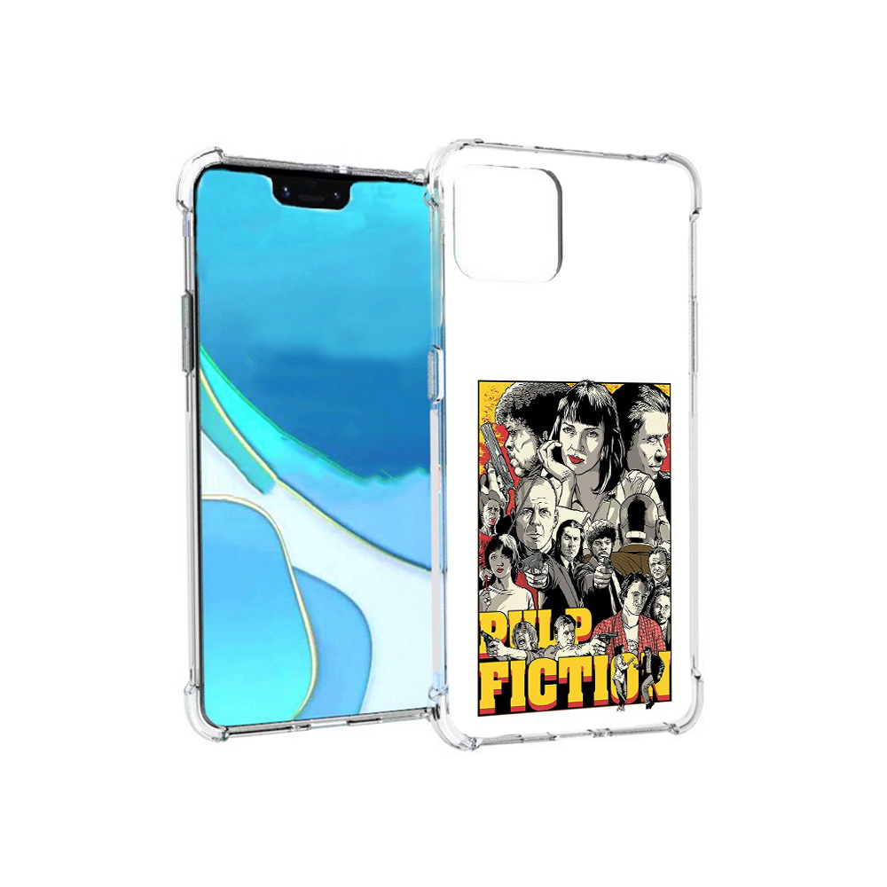 

Чехол MyPads Tocco для Google Pixel 4 XL комикс картинка, Прозрачный, Tocco