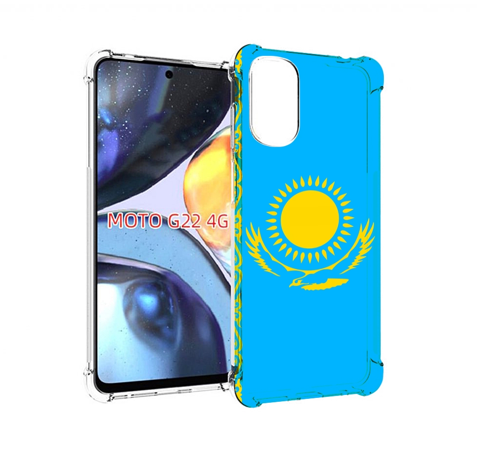 

Чехол MyPads флаг Казахстана-1 для Motorola Moto G22 4G, Прозрачный, Tocco