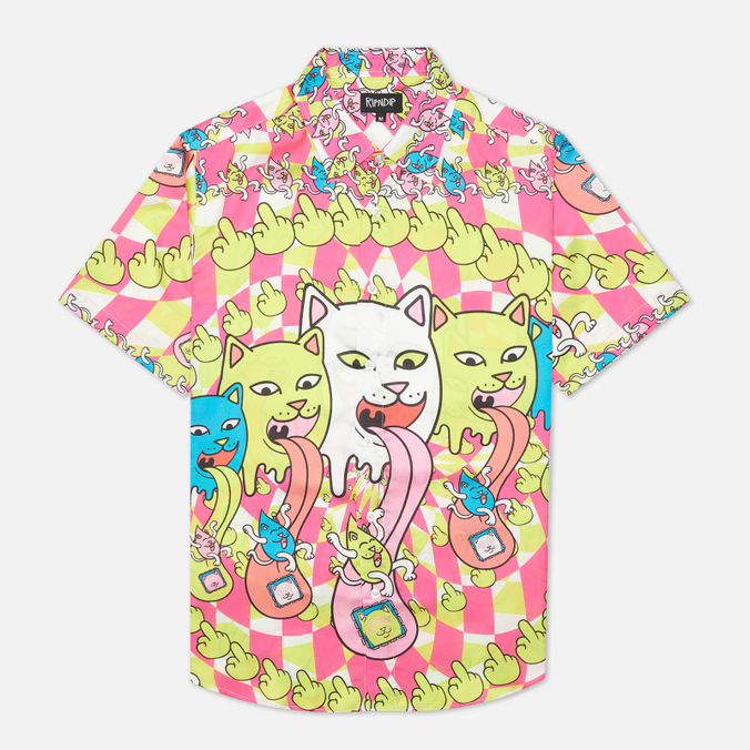 

Рубашка мужская Ripndip RND6017 желтая L, RND6017