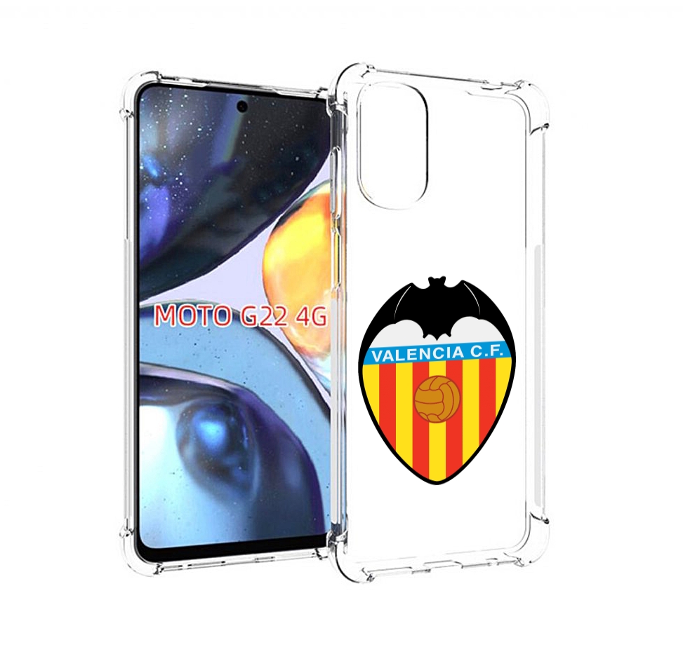 

Чехол MyPads фк-валенсия-2 для Motorola Moto G22 4G, Прозрачный, Tocco