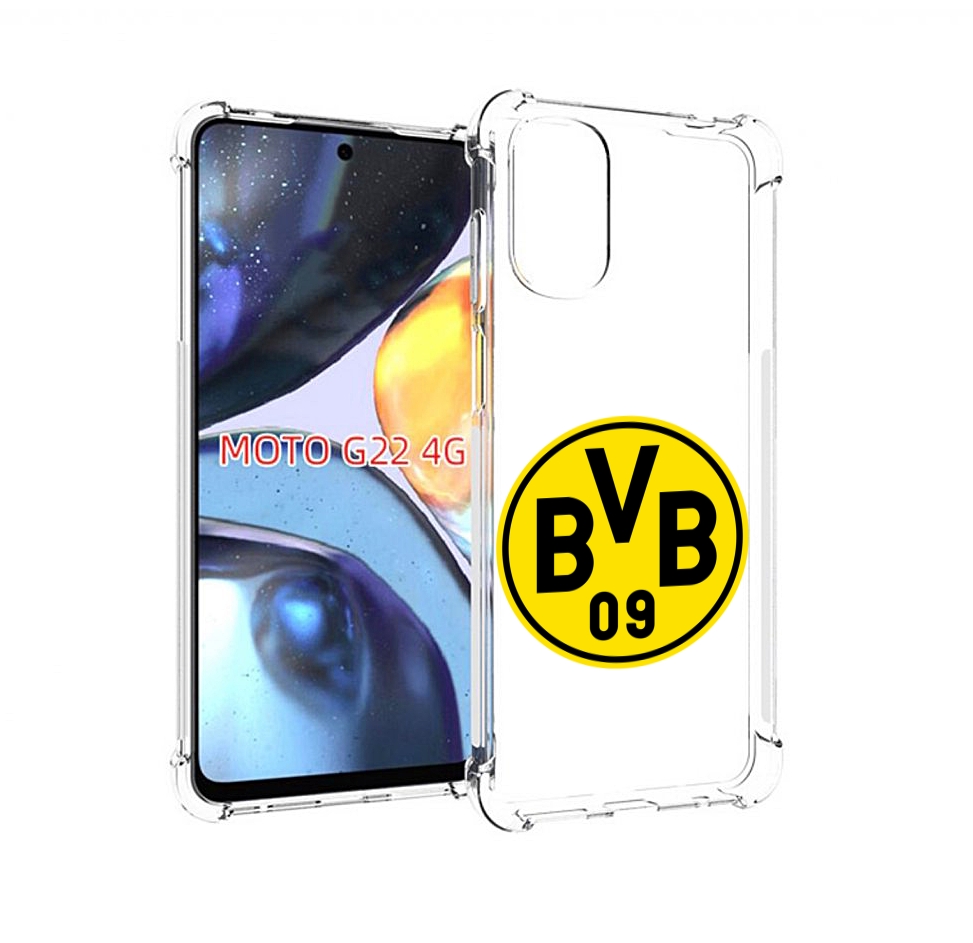 

Чехол MyPads фк-боруссия для Motorola Moto G22 4G, Прозрачный, Tocco