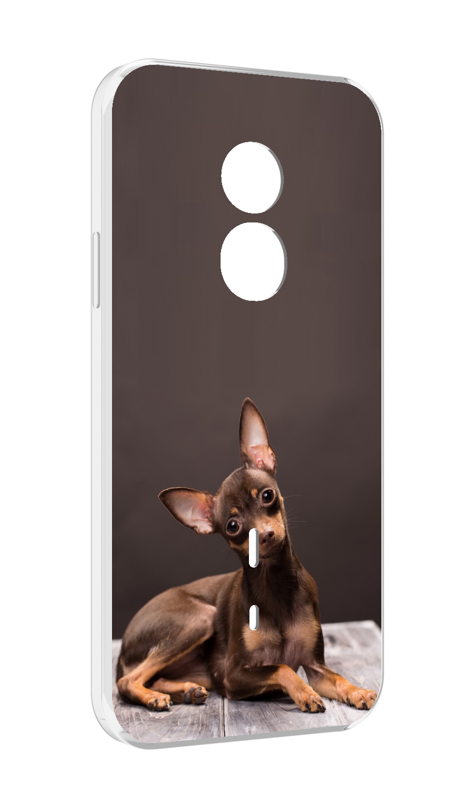 

Чехол MyPads тои терьер для Doogee S51, Прозрачный, Tocco