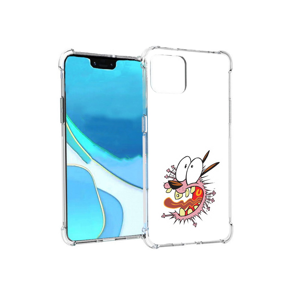 

Чехол MyPads Tocco для Google Pixel 4 XL испуганный бобик, Прозрачный, Tocco