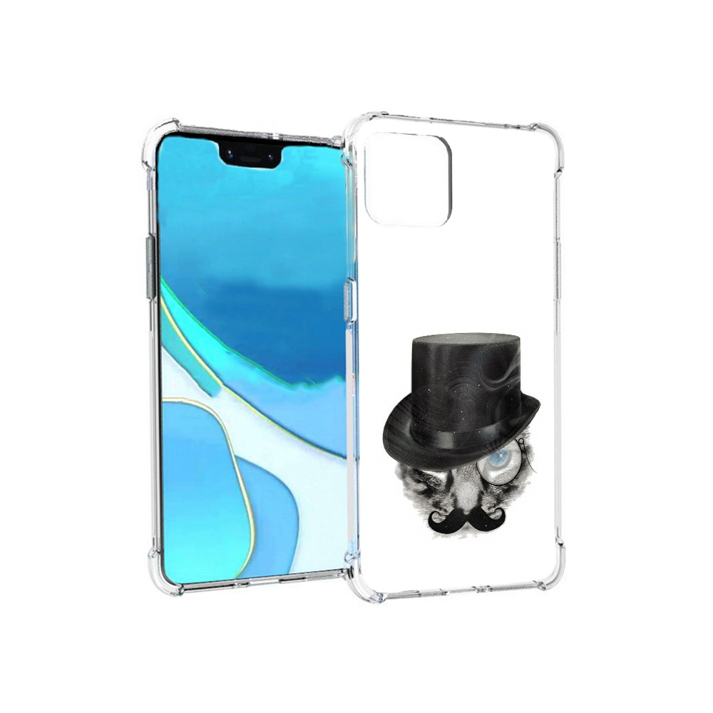 

Чехол MyPads Tocco для Google Pixel 4 XL интелегентный кот, Прозрачный, Tocco